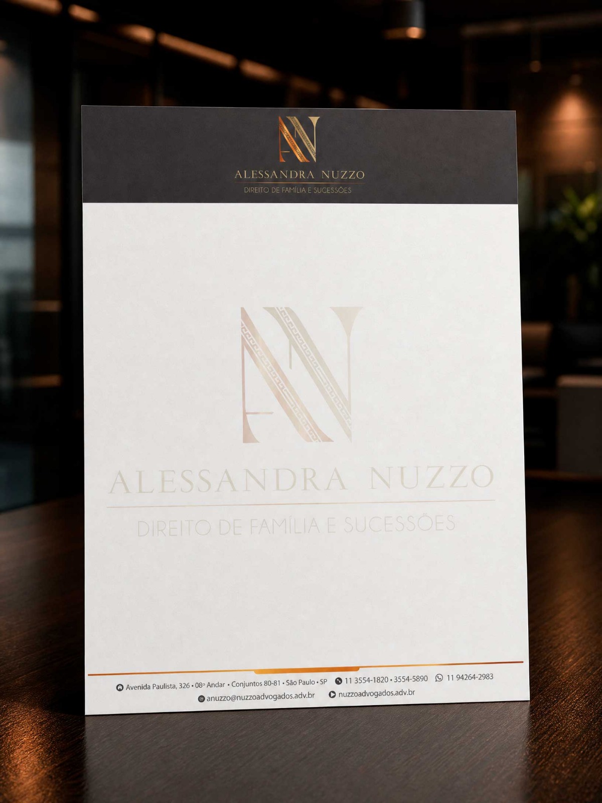 Papel Timbrado Alessandra Nuzzo